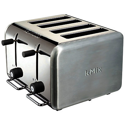 Kenwood kMix TTM040S 4-Slice Toaster, Stainless Steel Kenwood kMix TTM040S 4-Slice Toaster, Stainless Steel